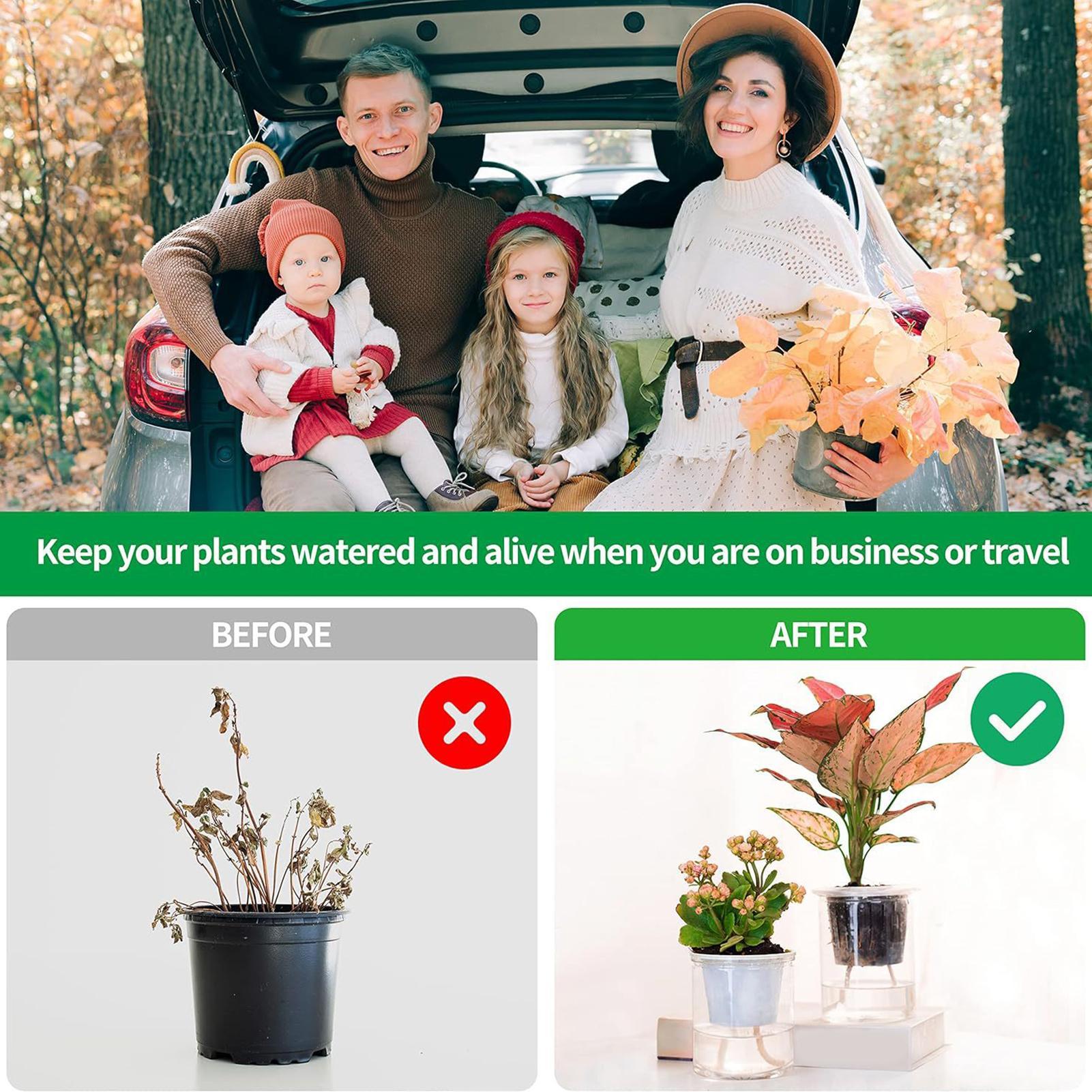 Automatic Plant Waterer - Plant Wicks For Self Watering 2-Piece