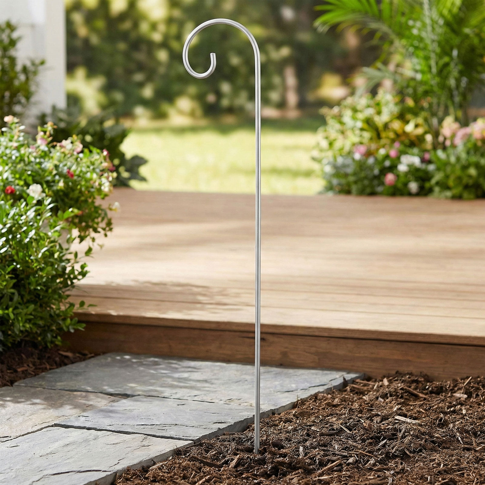 Plant Label Tags - 25Pcs Shepherd Hooks Outdoor Metal Garden