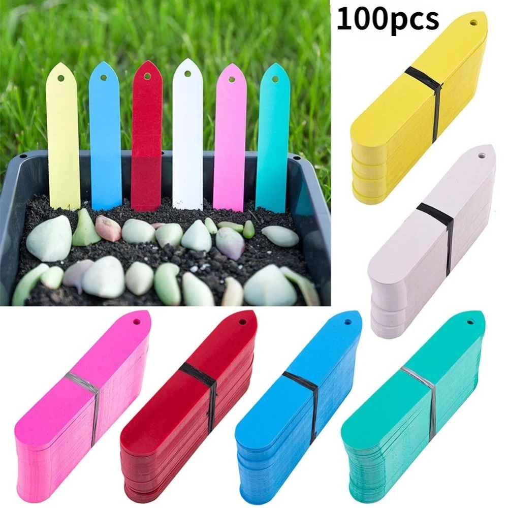 Plant Label Tags - 100pcs Plant Pot Markers Garden Nursery