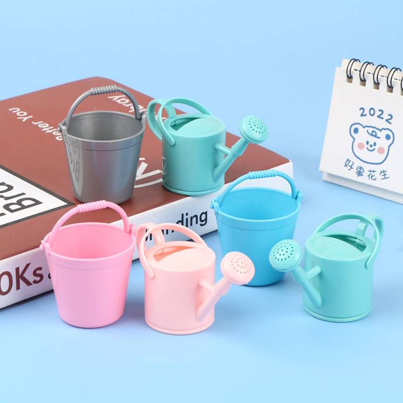 Gardening Tools Toys - 【CPI】1Set Dollhouse Miniature Bucket Watering Can