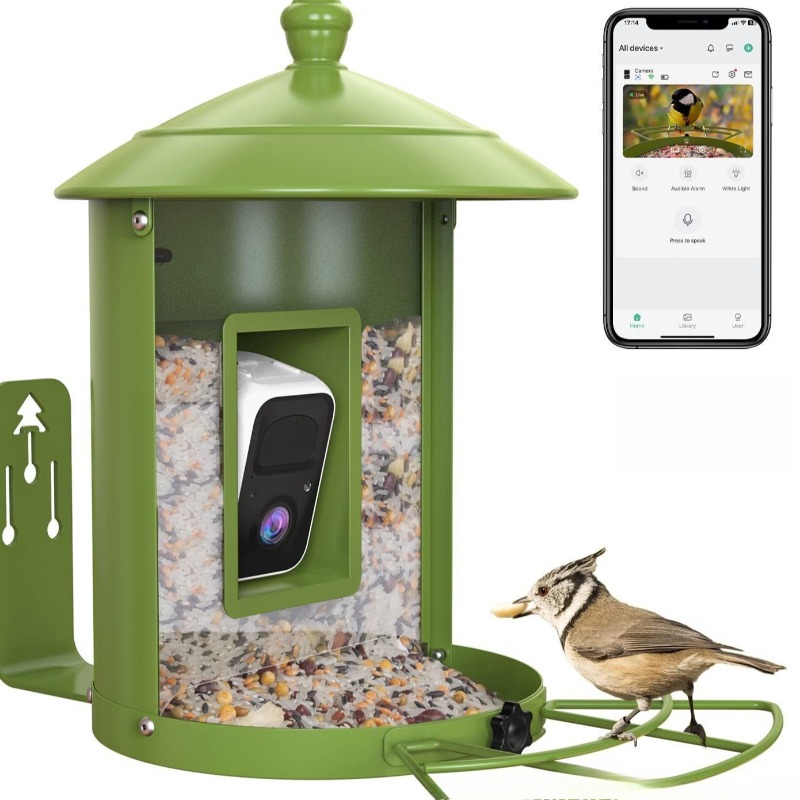 Gardening Tools With Definition - AI intelligent bird feeder with camera