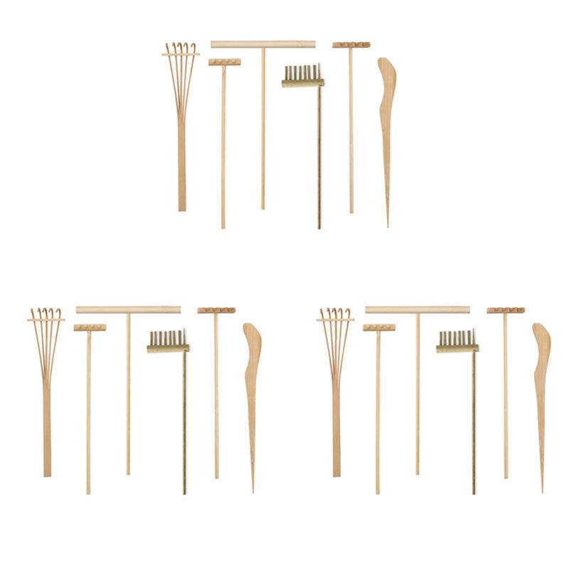 Gardening Tools Japanese - AT29-3X Mini Japanese Zen Garden Rake