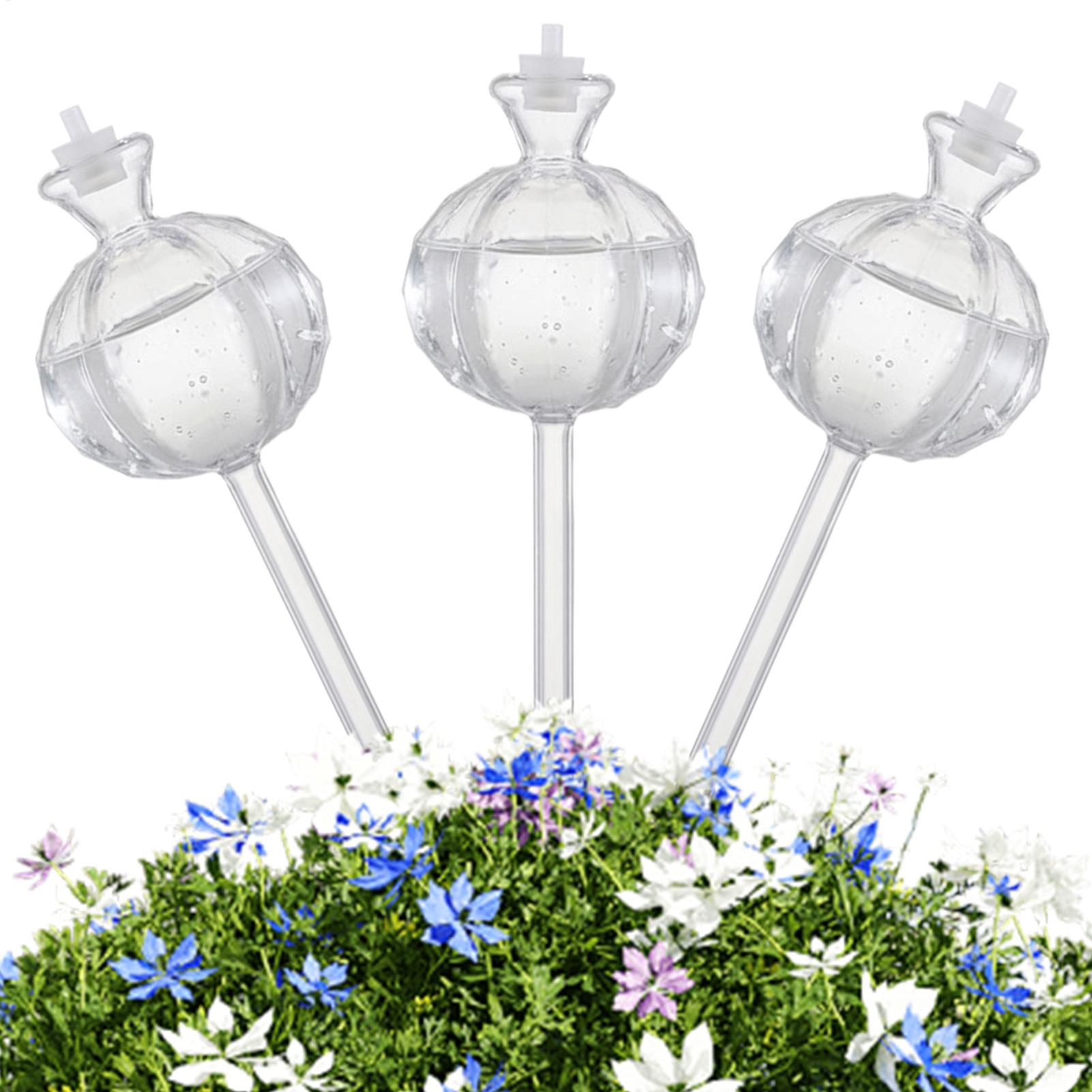 Automatic Plant Waterer - Plant Watering Globes Stakes 3 Pieces