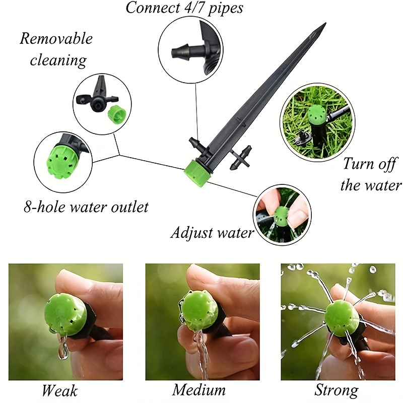 Drip Emitters Perfect for Tube - đánh giá và giá Root Watering Spike