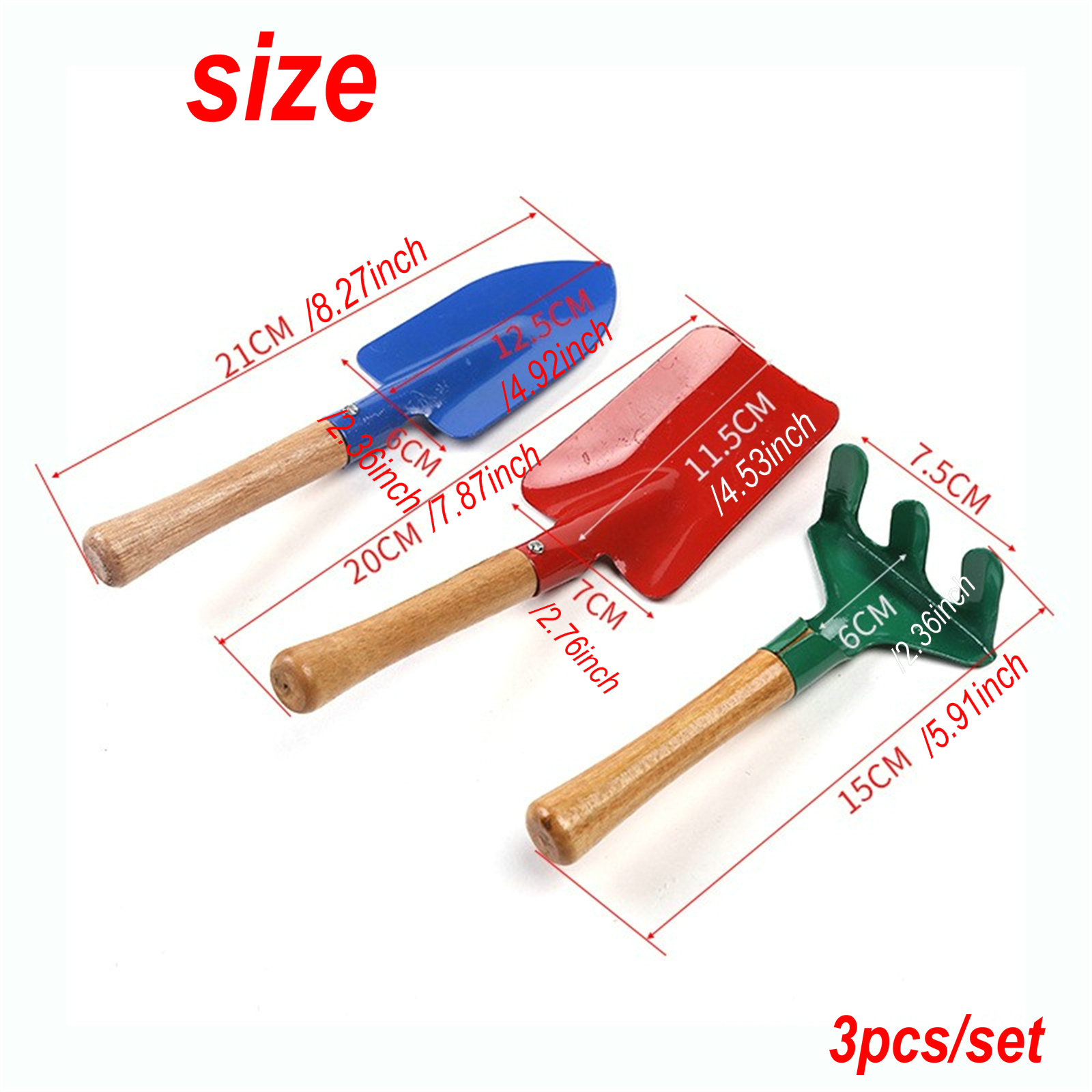 One set three pieces Camping a - đánh giá và giá Gardening Tools Toys