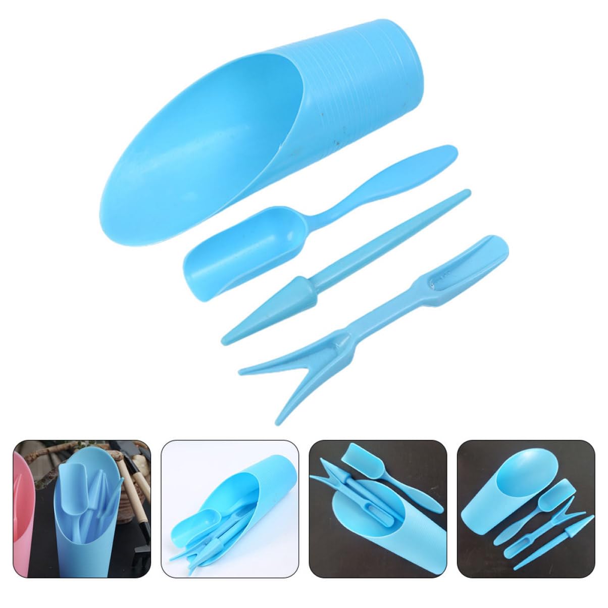 4pcs/set, Plastic Durable Buck - đánh giá và giá Gardening Tools Hoe