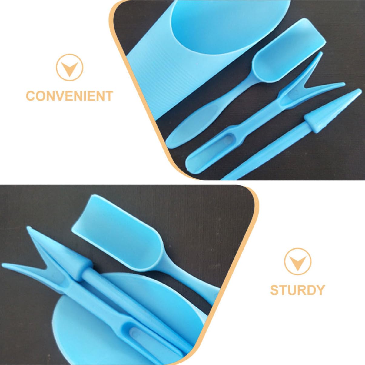 4pcs/set, Plastic Durable Buck - đánh giá và giá Gardening Tools Hoe