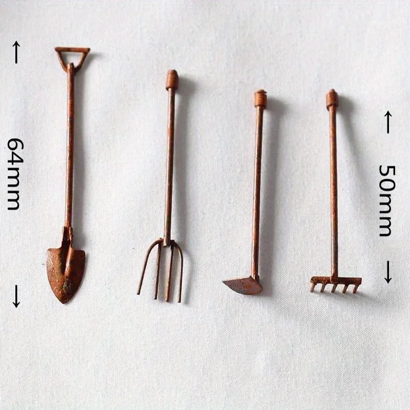4Pcs/Pack Miniature Garden Too - đánh giá và giá Gardening Tools Toys