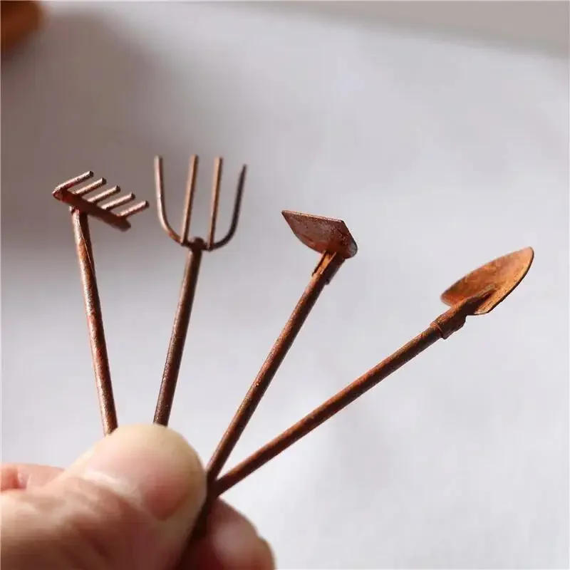 4Pcs/Pack Miniature Garden Too - đánh giá và giá Gardening Tools Toys