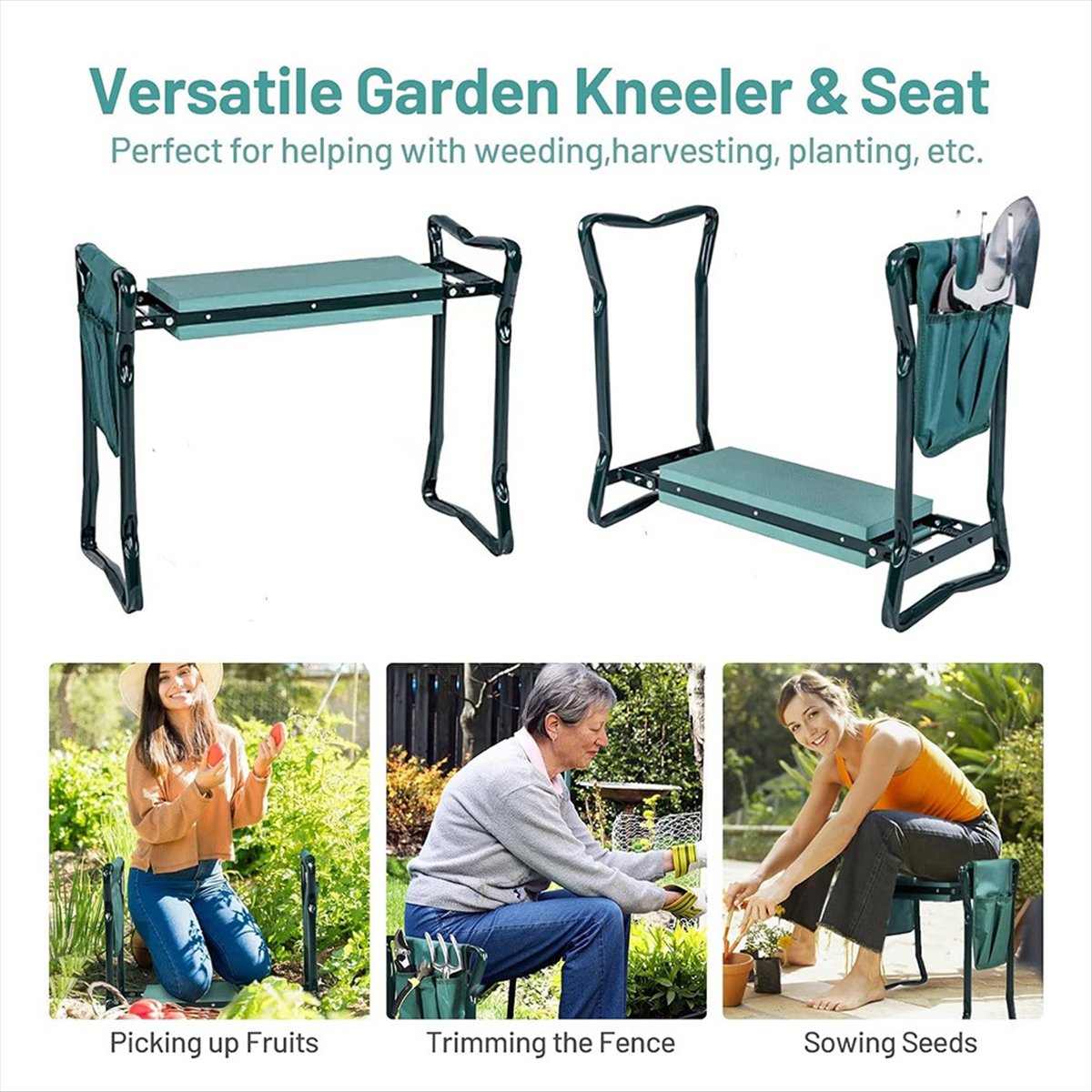 B23BBG 2 in 1 Garden Kneeler a - đánh giá và giá Gardening Tools For Seniors