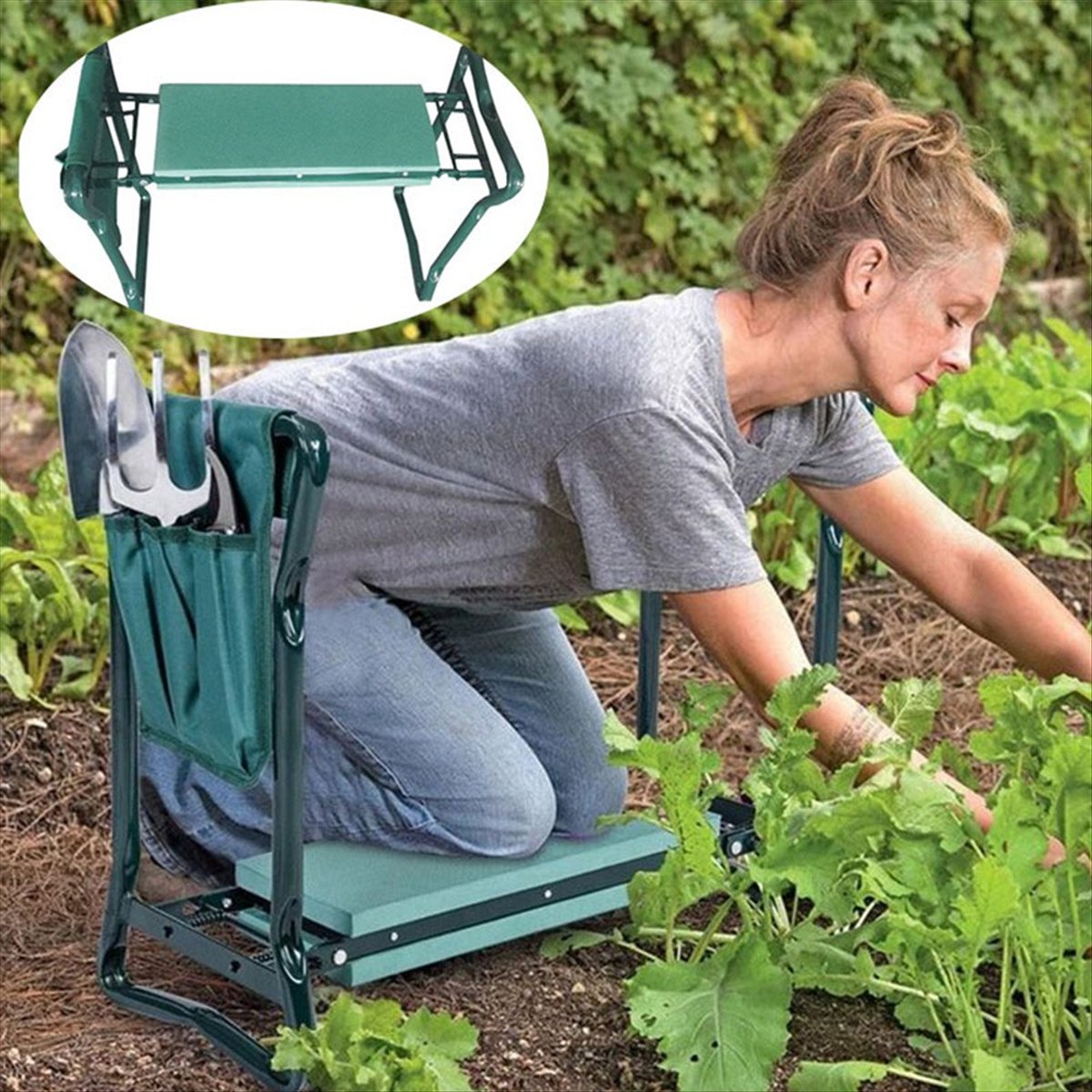 B23BBG 2 in 1 Garden Kneeler a - đánh giá và giá Gardening Tools For Seniors