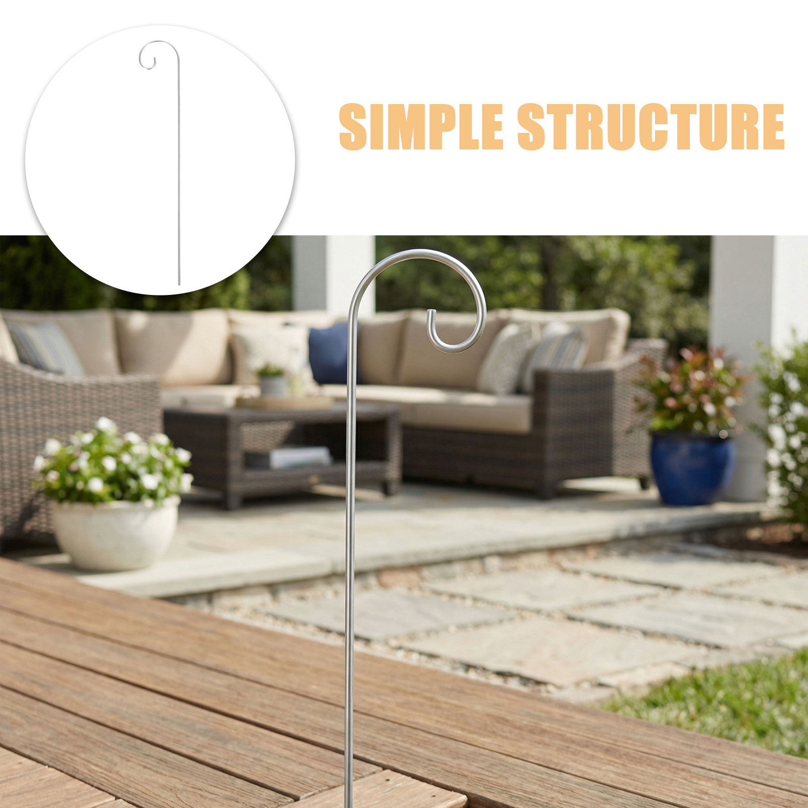 25Pcs Shepherd Hooks Outdoor M - đánh giá và giá Plant Label Tags