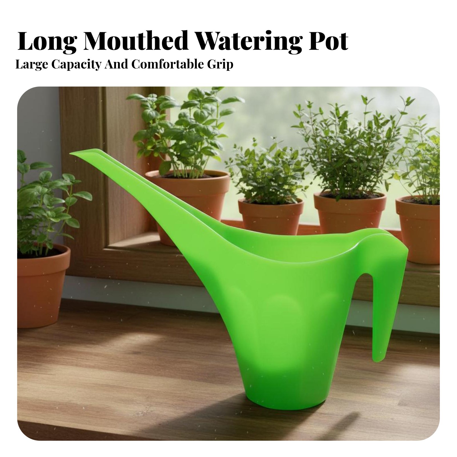 Plastic Watering Can with Spri - đánh giá và giá Watering Can Long Spout
