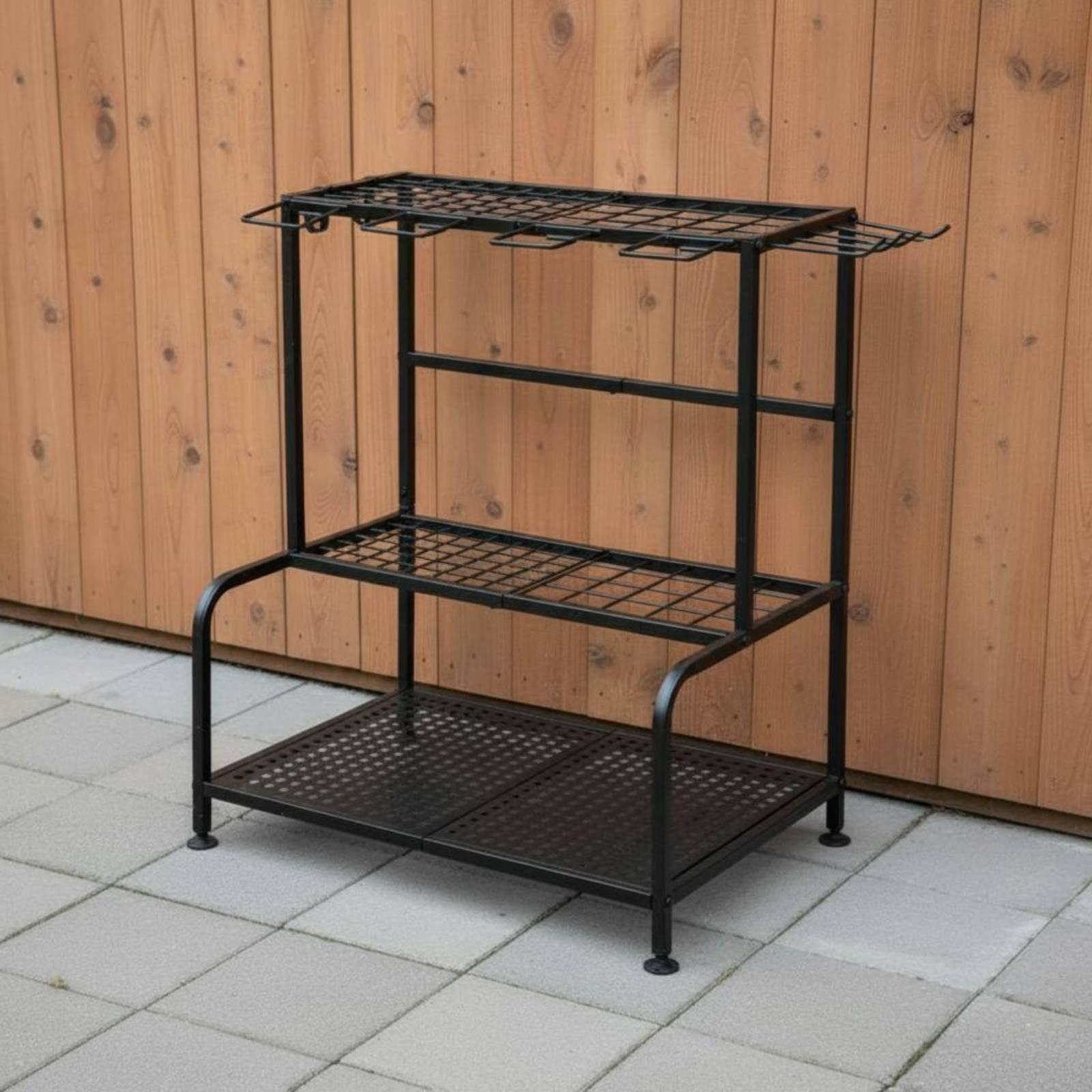 Metal Garden Tool Rack Adjusta - đánh giá và giá Gardening Tools Rack