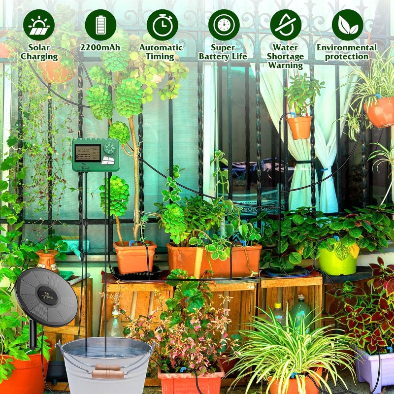 Solar Irrigation Equipment Gre - đánh giá và giá Automatic Plant Waterer