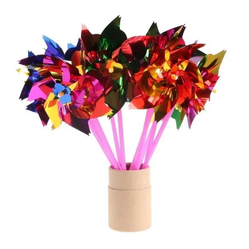 6Pcs Plastic Windmill Pinwheel - đánh giá và giá Gardening Tools Toys