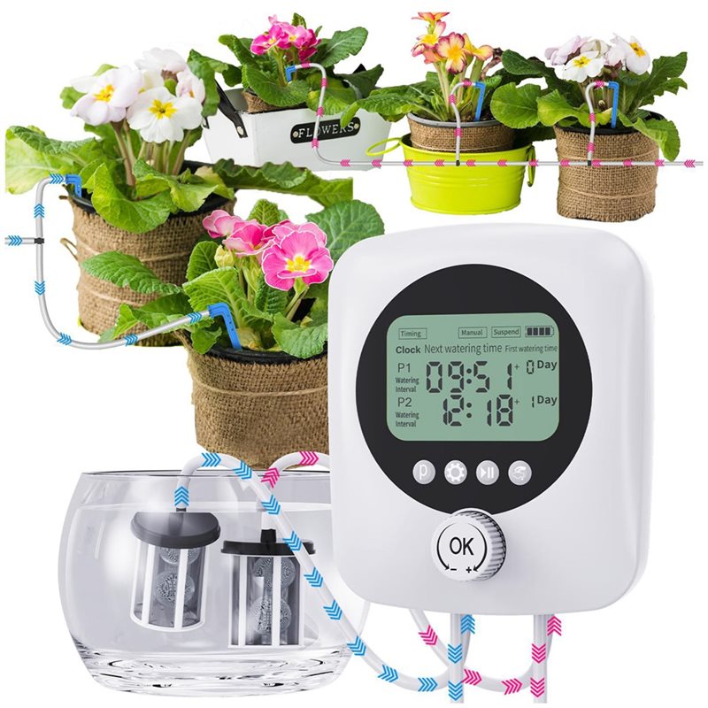 ALIM-For 30 Potted Plants Dual - đánh giá và giá Automatic Plant Waterer