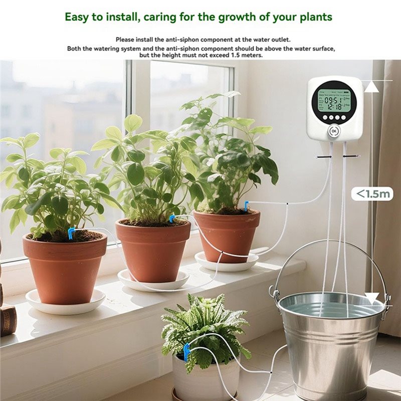 ALIM-For 30 Potted Plants Dual - đánh giá và giá Automatic Plant Waterer