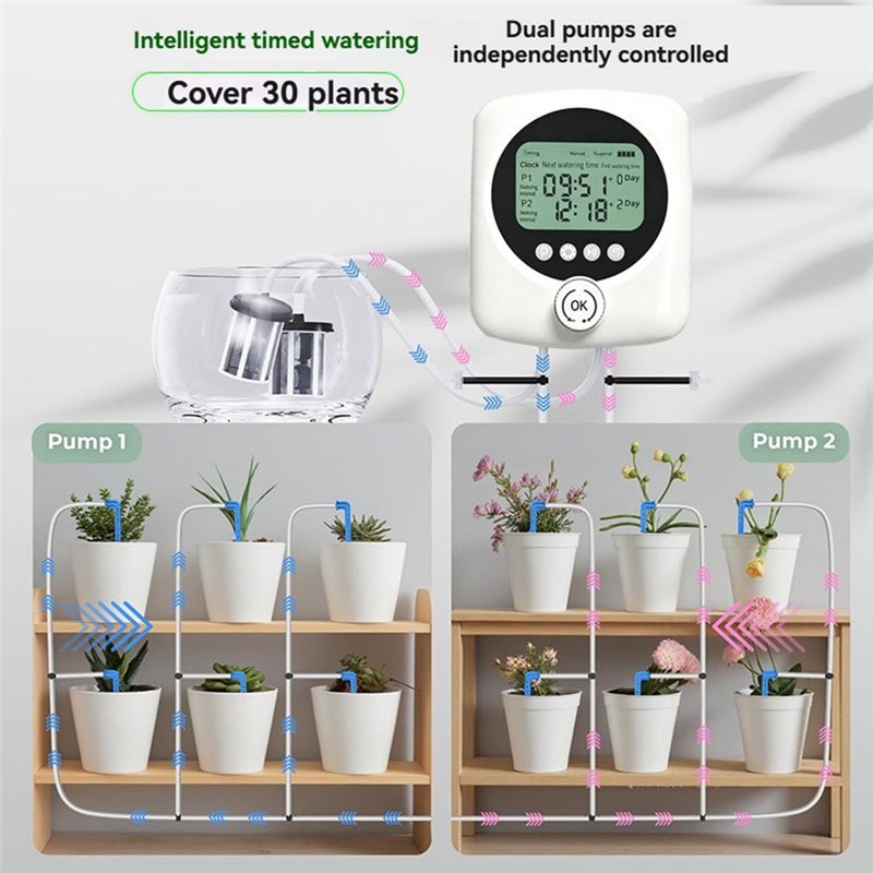 ALIM-For 30 Potted Plants Dual - đánh giá và giá Automatic Plant Waterer