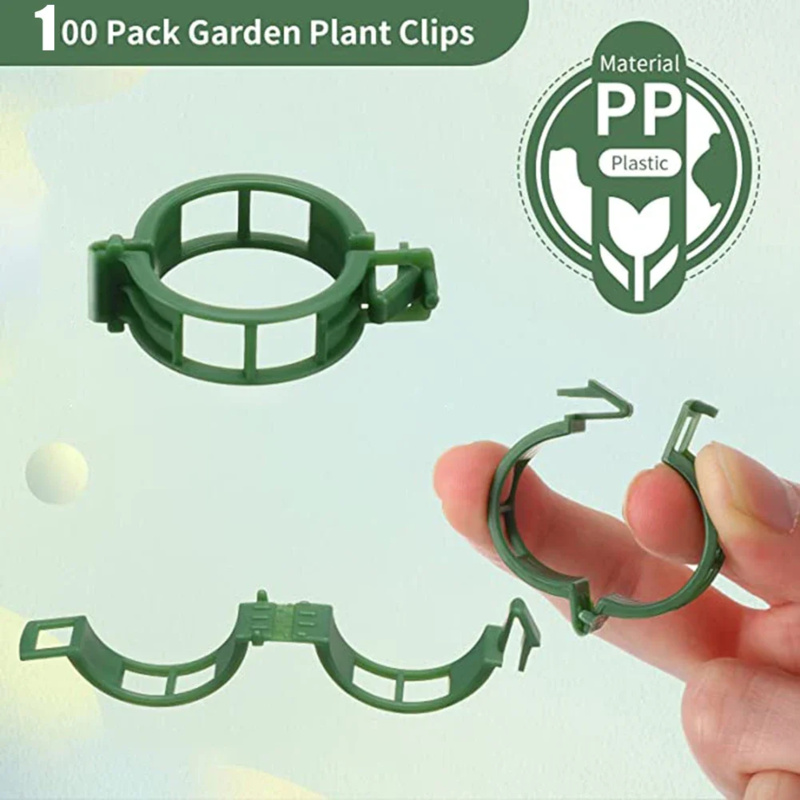 100 PCS/ Plant Support Clip Pl - đánh giá và giá Gardening Tools Hoe