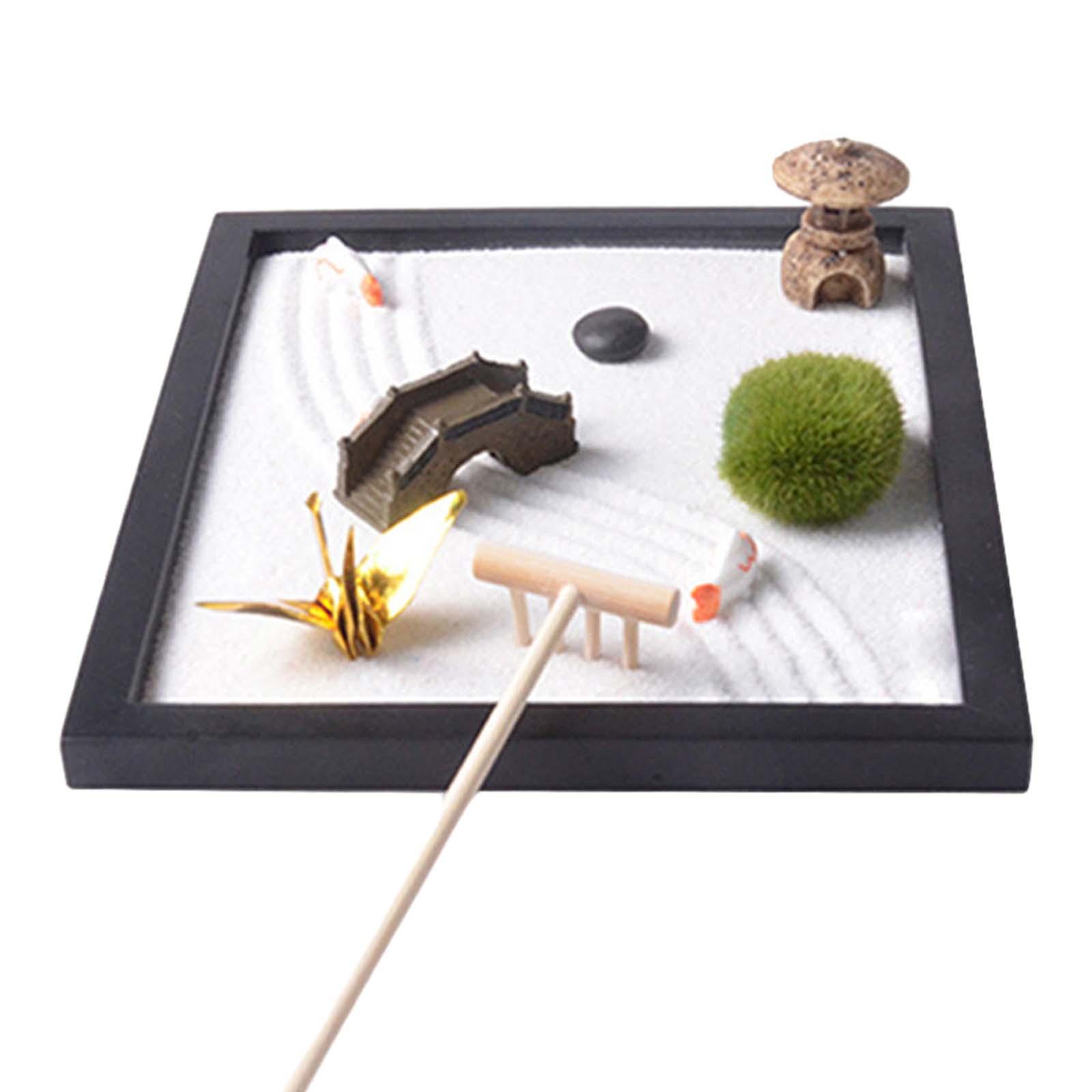 Zen Garden Sand Tray for Desk  - đánh giá và giá Gardening Tools Japanese