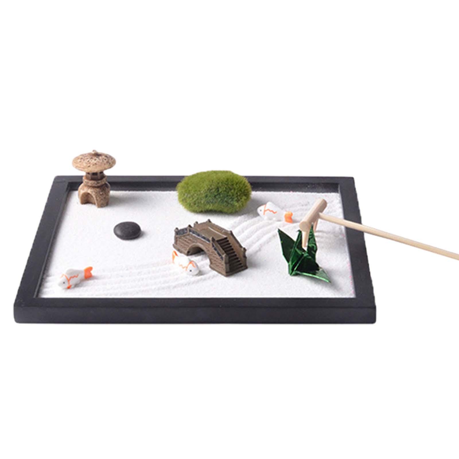 Zen Garden Sand Tray for Desk  - đánh giá và giá Gardening Tools Japanese