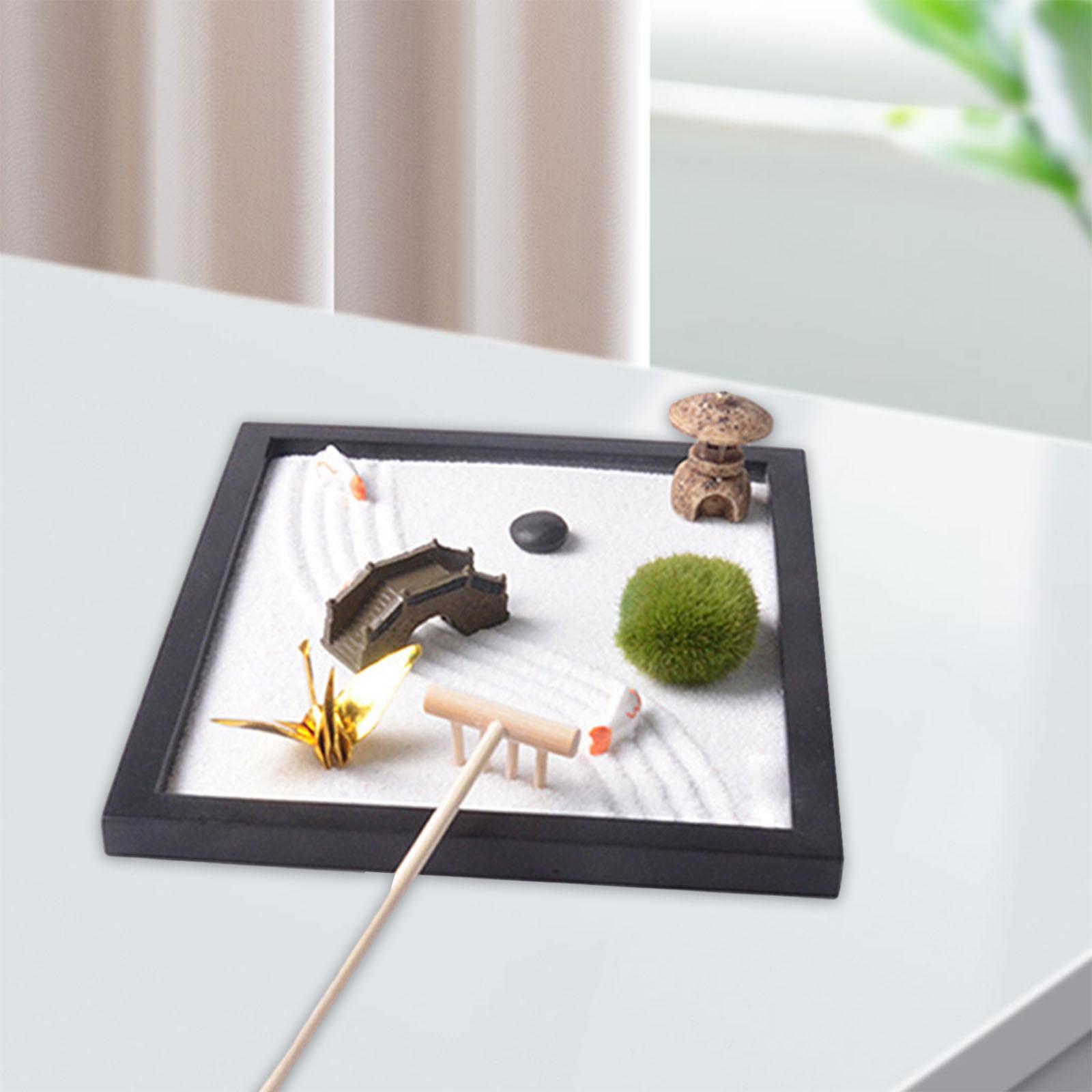 Zen Garden Sand Tray for Desk  - đánh giá và giá Gardening Tools Japanese