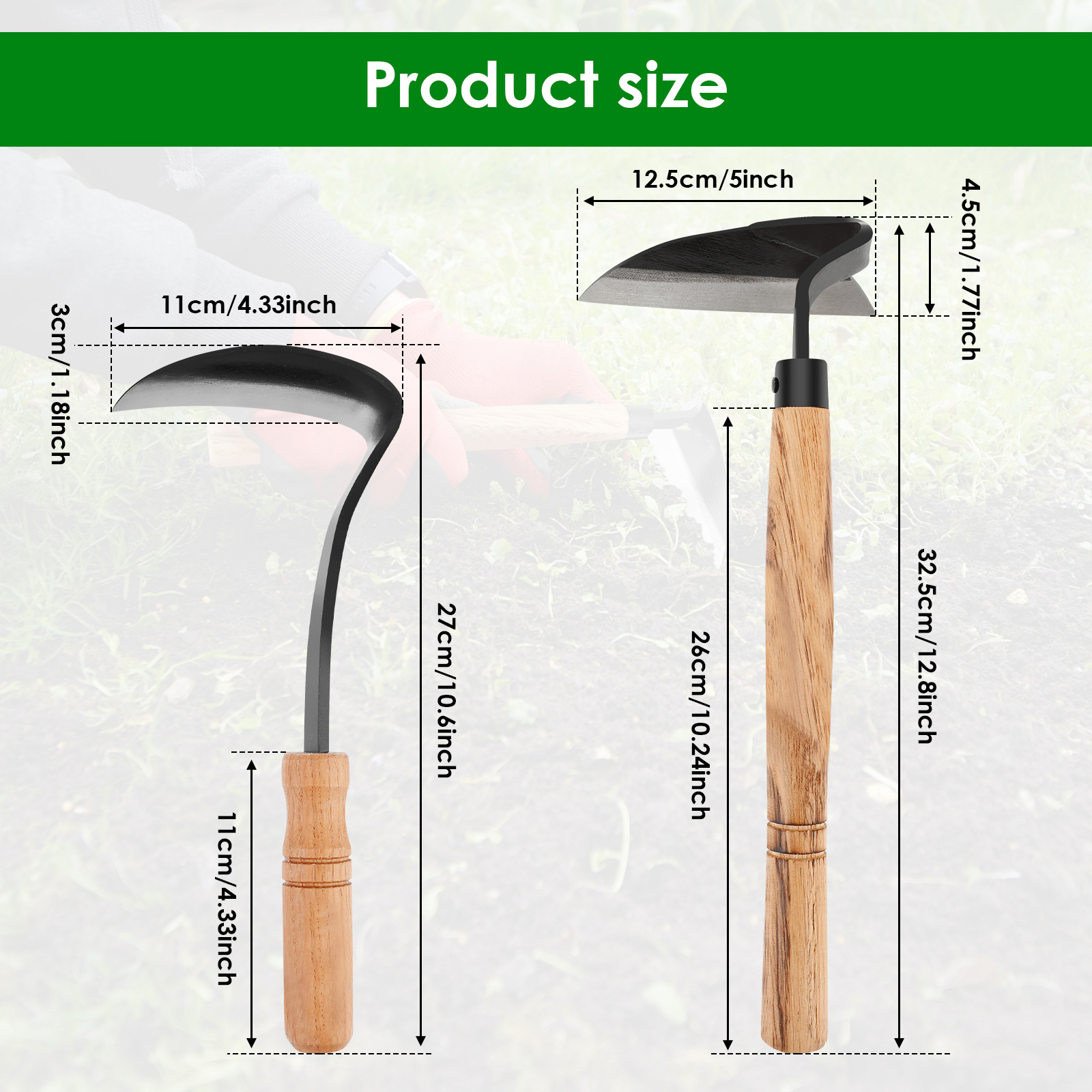 2/1Pcs Hand Weeding Hoe Japane - đánh giá và giá Gardening Tools Japanese