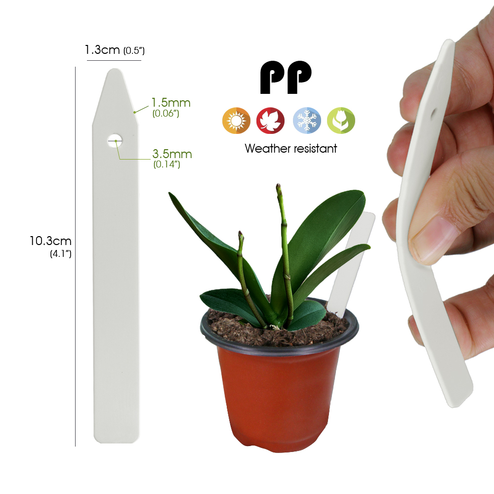 N314 PP Plant Label 10.3cm wit - đánh giá và giá Plant Label Tags