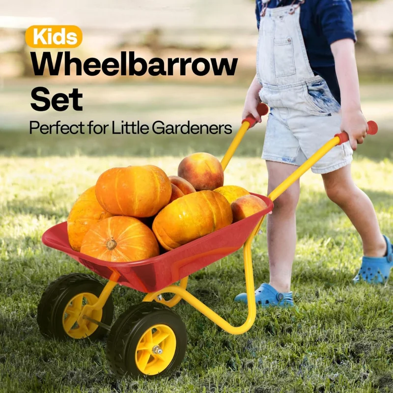Kids Wheelbarrow Children Gard - đánh giá và giá Gardening Tools Toys