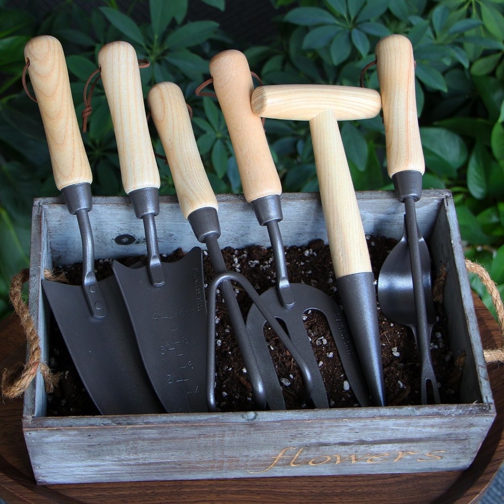 6Pcs Japanese Style Gardening  - đánh giá và giá Gardening Tools Japanese