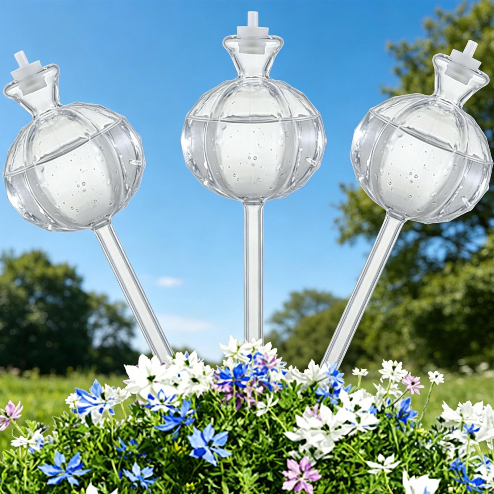 Plant Watering Globes Stakes 3 - đánh giá và giá Automatic Plant Waterer